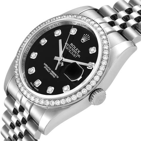 rolex black diamond dial|Mehr.